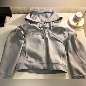 Lululemon grey size 4 zip up jacket. Lightly worn. Perfect condition.